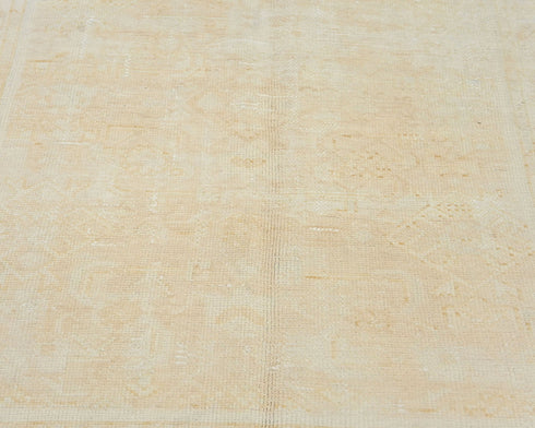 6 Ft Vintage Persian Style Hand Knotted Distressed Low Pile Wool Runner Rug